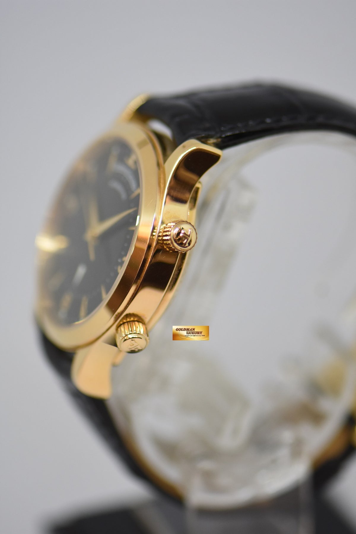 [SOLD] JLC MEMOVOX MASTER CONTROL ALARM 36mm 18K ROSE GOLD MANUAL WINDING 144.2.94.S (MINT)