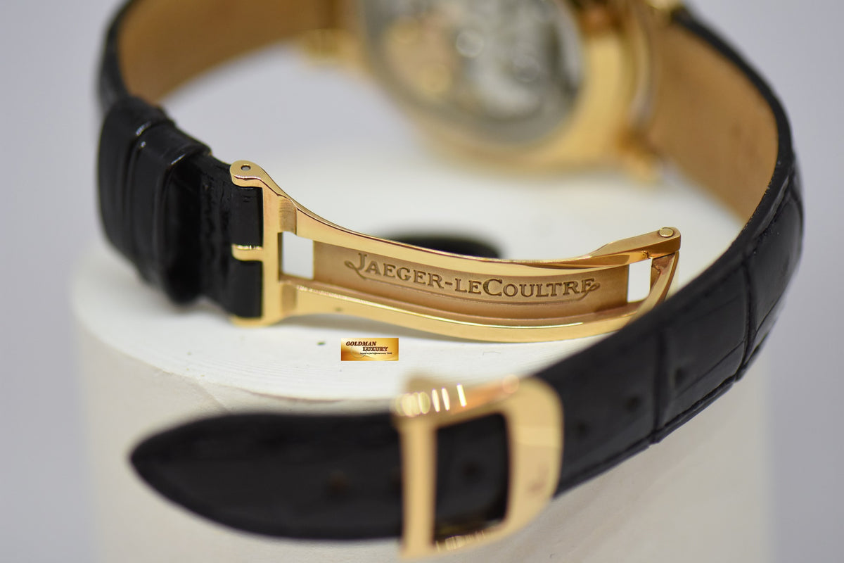 [SOLD] JLC MEMOVOX MASTER CONTROL ALARM 36mm 18K ROSE GOLD MANUAL WINDING 144.2.94.S (MINT)