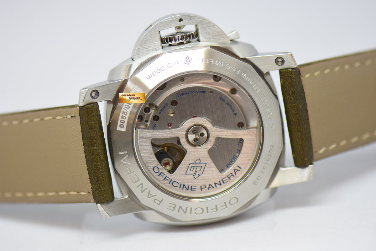 [SOLD] PANERAI LUMINOR 1950 GMT 3 DAYS POWER RESERVE 44mm P.9000 AUTOMATIC PAM 321 (MINT)