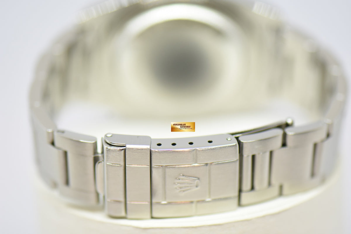 [SOLD] ROLEX OYSTER PERPETUAL EXPLORER II 40mm STEEL IN BRACELET BLACK 16570 (PINHOLE-SOLID END LINKS) (MINT)
