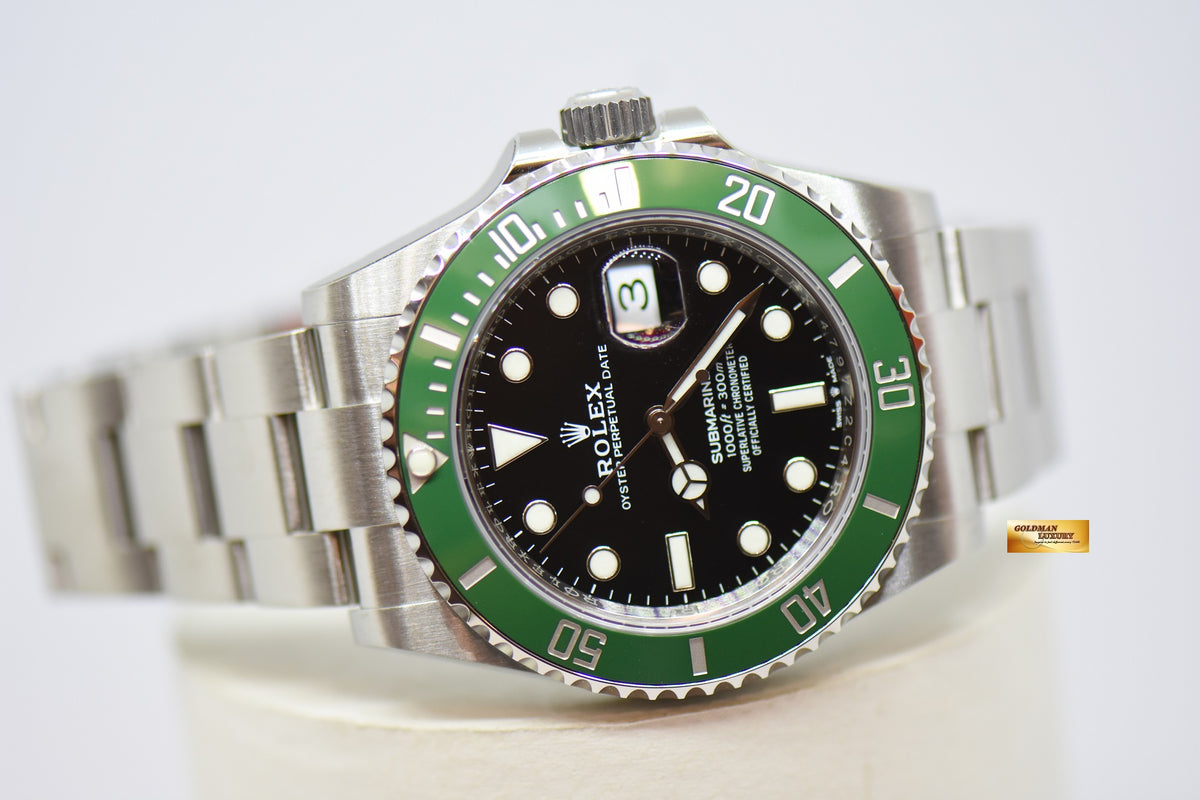 [SOLD] ROLEX OYSTER PERPETUAL SUBMARINER “STARBUCKS” 41mm STEEL IN BRACELET CERAMIC GREEN BEZEL 126610LV (NEW-UNWORN)