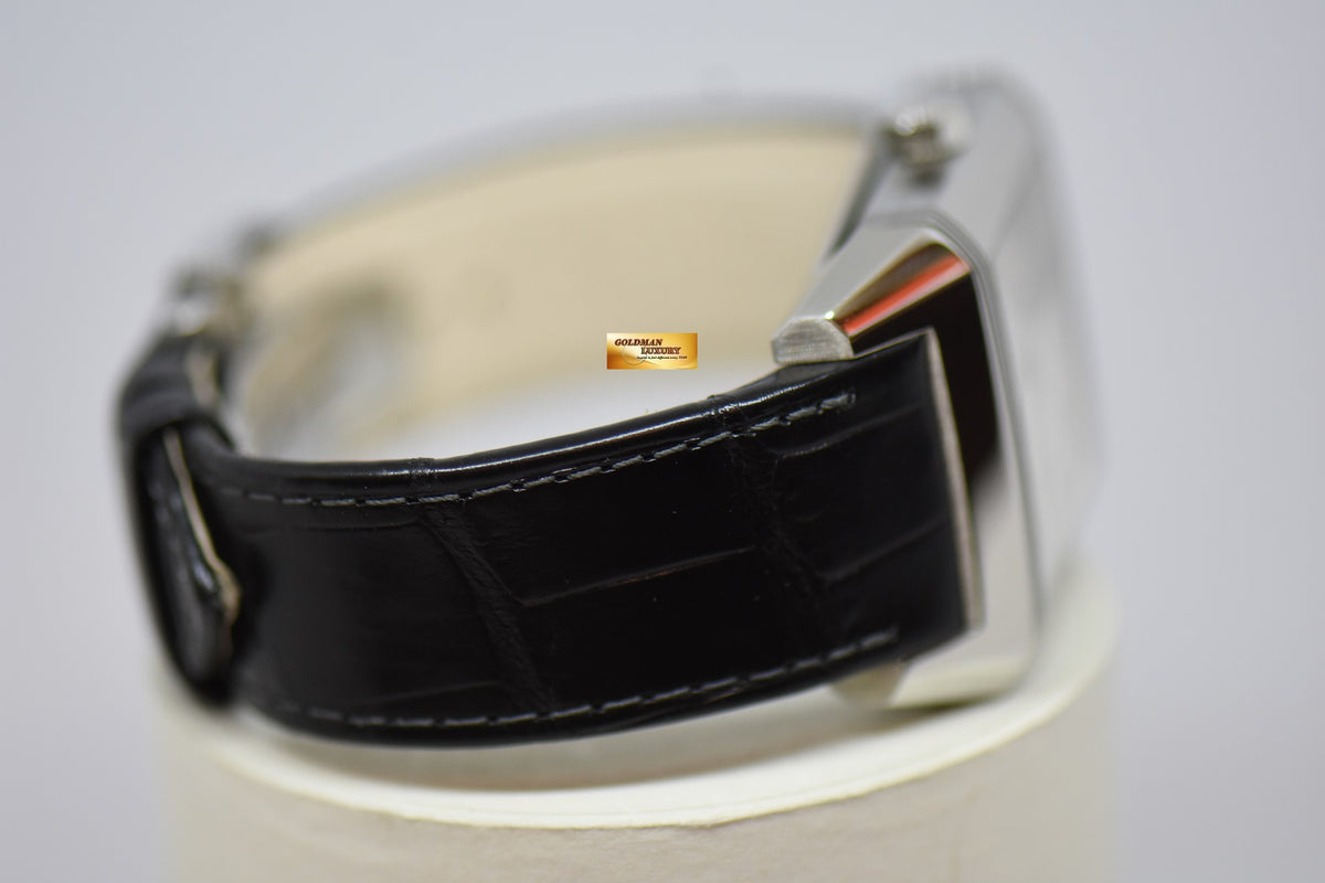 [SOLD] JLC REVERSO SQUADRA HOMETIME am/pm GMT STEEL IN LEATHER AUTOMATIC 230.8.77 (MINT)