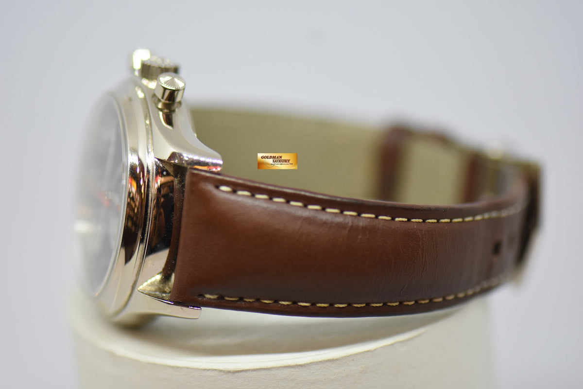 [SOLD] PATEK PHILIPPE ANNUAL CALENDAR FLYBACK CHRONOGRAPH WHITE GOLD IN LEATHER STRAP BLUE DIAL AUTOMATIC 5960G (NEAR MINT)