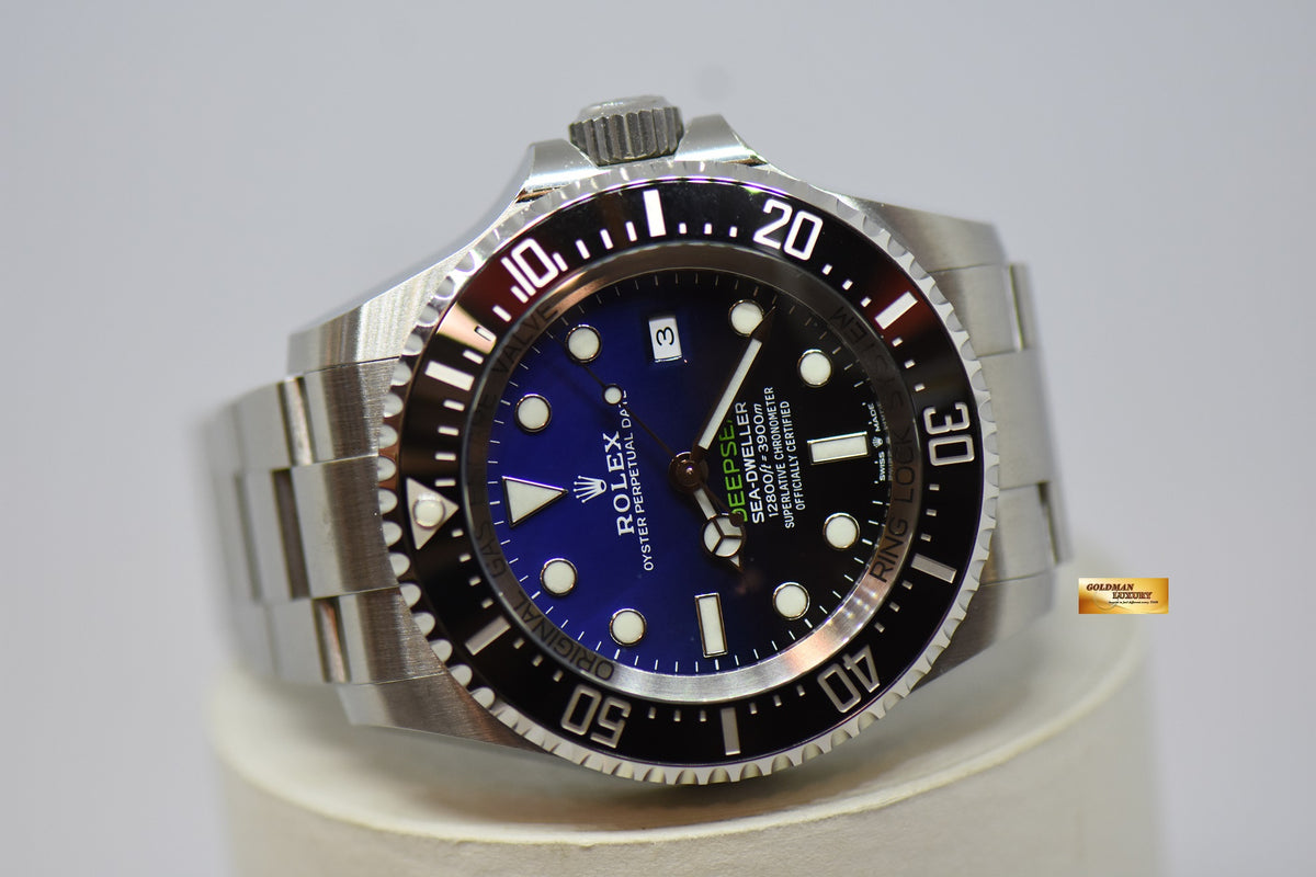 [SOLD] ROLEX OYSTER PERPETUAL DEEPSEA 44mm “JAMES CAMERON” BLUE DIAL STEEL IN BRACELET [NEW MODEL] 126660 (NEW-UNWORN)