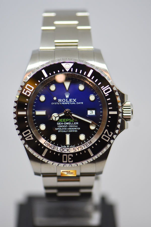 [SOLD] ROLEX OYSTER PERPETUAL DEEPSEA 44mm “JAMES CAMERON” BLUE DIAL STEEL IN BRACELET [NEW MODEL] 126660 (NEW-UNWORN)