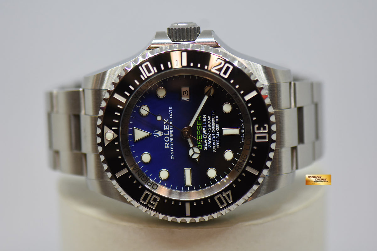 [SOLD] ROLEX OYSTER PERPETUAL DEEPSEA 44mm “JAMES CAMERON” BLUE DIAL STEEL IN BRACELET [NEW MODEL] 126660 (NEW-UNWORN)