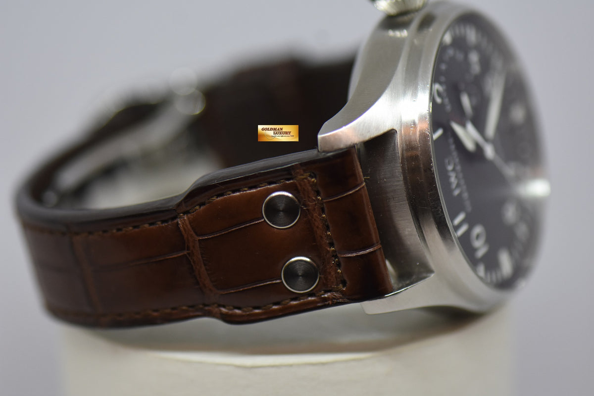 [SOLD] IWC BIG PILOT 46mm 7 DAYS POWER RESERVE STEEL IN LEATHER AUTOMATIC IW5004-01 (GOOD CONDITION)