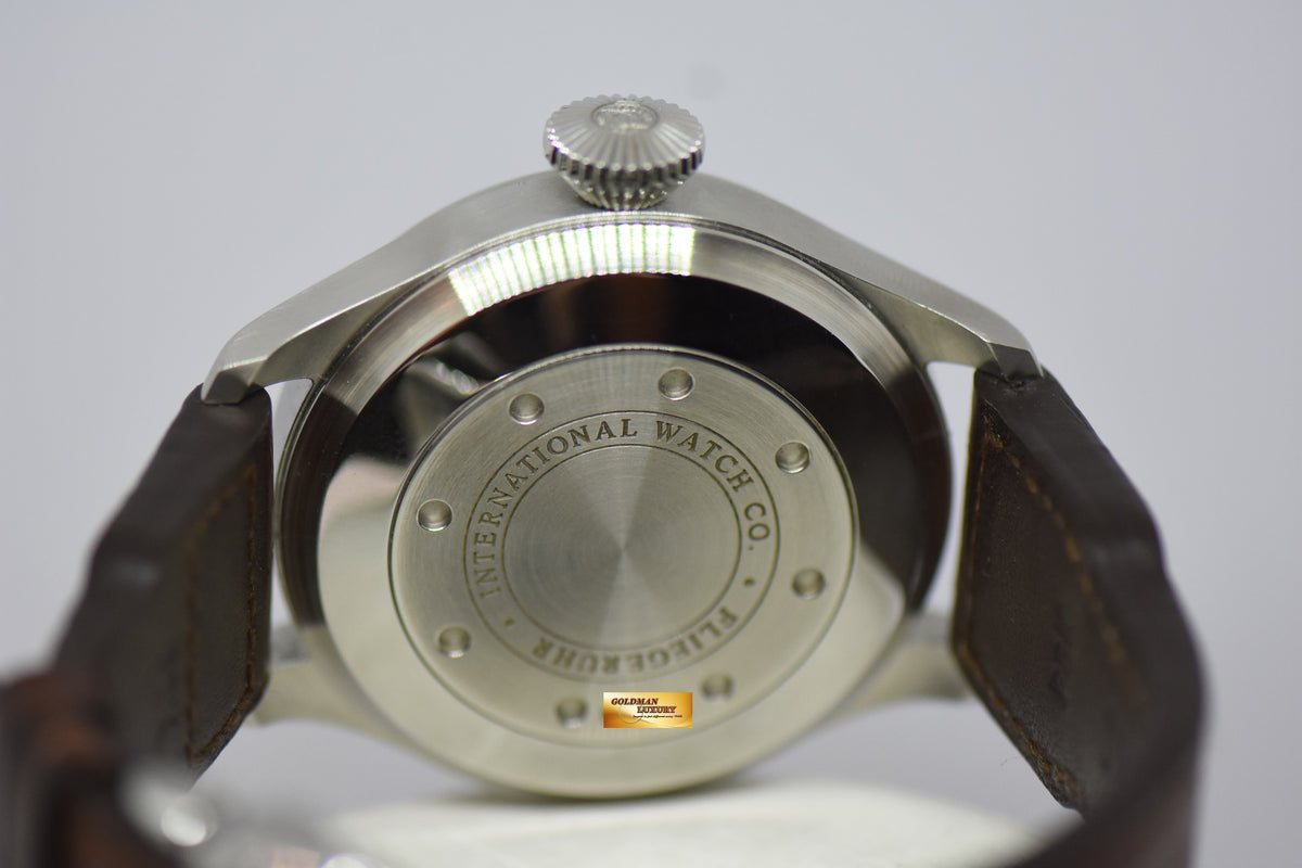 [SOLD] IWC BIG PILOT 46mm 7 DAYS POWER RESERVE STEEL IN LEATHER AUTOMATIC IW5004-01 (GOOD CONDITION)