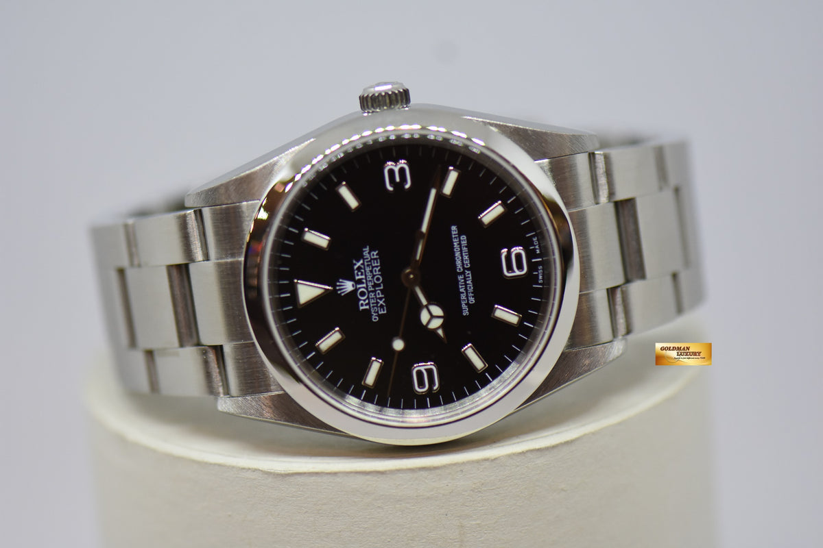 [SOLD] ROLEX OYSTER PERPETUAL EXPLORER 36mm (Non-Lumed 3,6,9) AUTOMATIC 114270 (MINT)