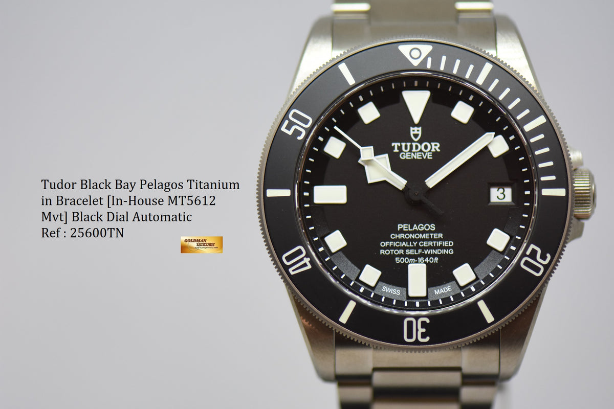 [SOLD] TUDOR PELAGOS TITANIUM 42mm BLACK DIAL 25600TN AUTOMATIC (NEW-UNWORN)