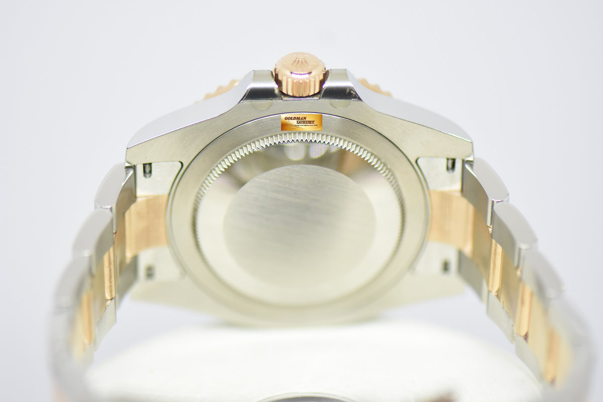 [SOLD] ROLEX OYSTER PERPETUAL GMT-MASTER II “ROOT-BEER” CERAMIC BROWN BEZEL EVEROSE GOLD / STEEL BRACELET 126711CHNR (LNIB)