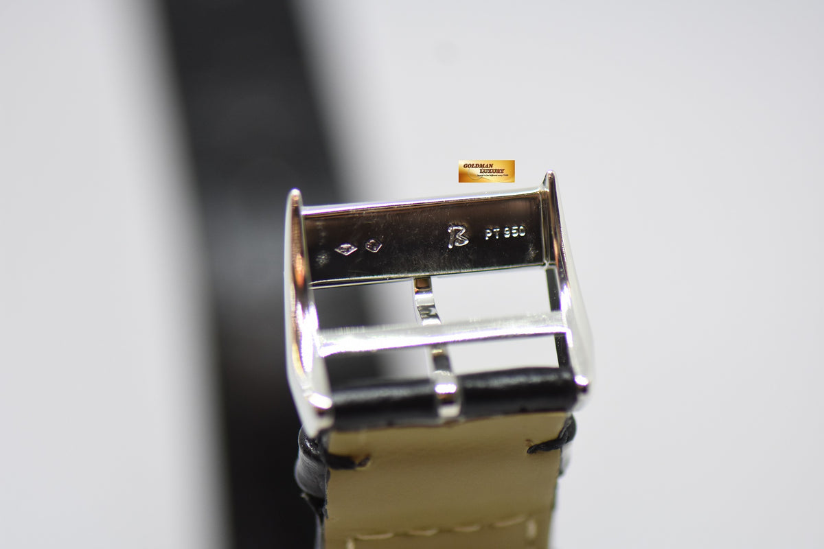 [SOLD] A.LANGE & SOHNE GRAND LANGE 1 SILVER DIAL BIG DATE POWER RESERVE PLATINUM IN LEATHER STRAP MANUAL WINDING 115.025 (MINT)