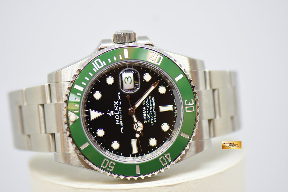 [SOLD] ROLEX OYSTER PERPETUAL SUBMARINER “STARBUCKS” 41mm STEEL IN BRACELET CERAMIC GREEN BEZEL 126610LV (NEW-UNWORN)