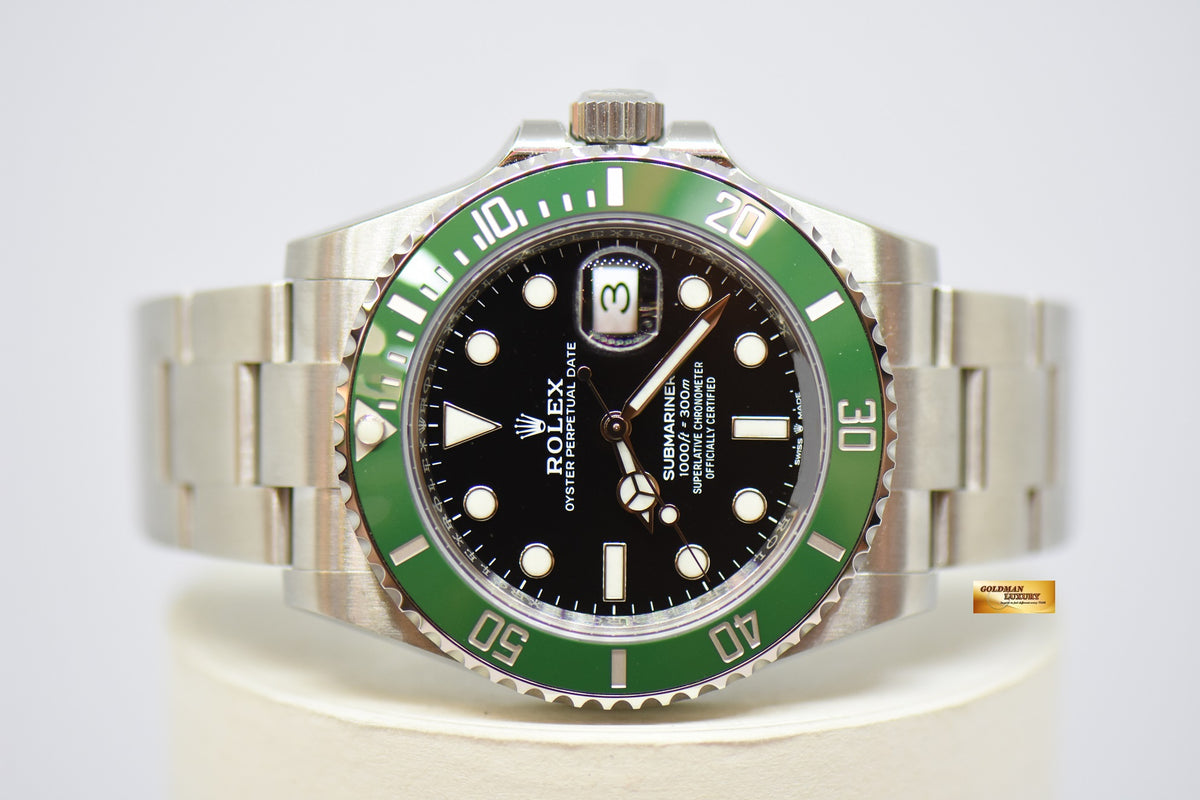 [SOLD] ROLEX OYSTER PERPETUAL SUBMARINER “STARBUCKS” 41mm STEEL IN BRACELET CERAMIC GREEN BEZEL 126610LV (NEW-UNWORN)