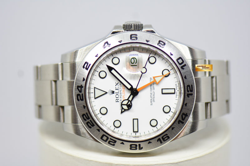 products/GML2797-RolexOysterExplorerII42mmSteelinBraceletWhite216570LNIB-5.jpg