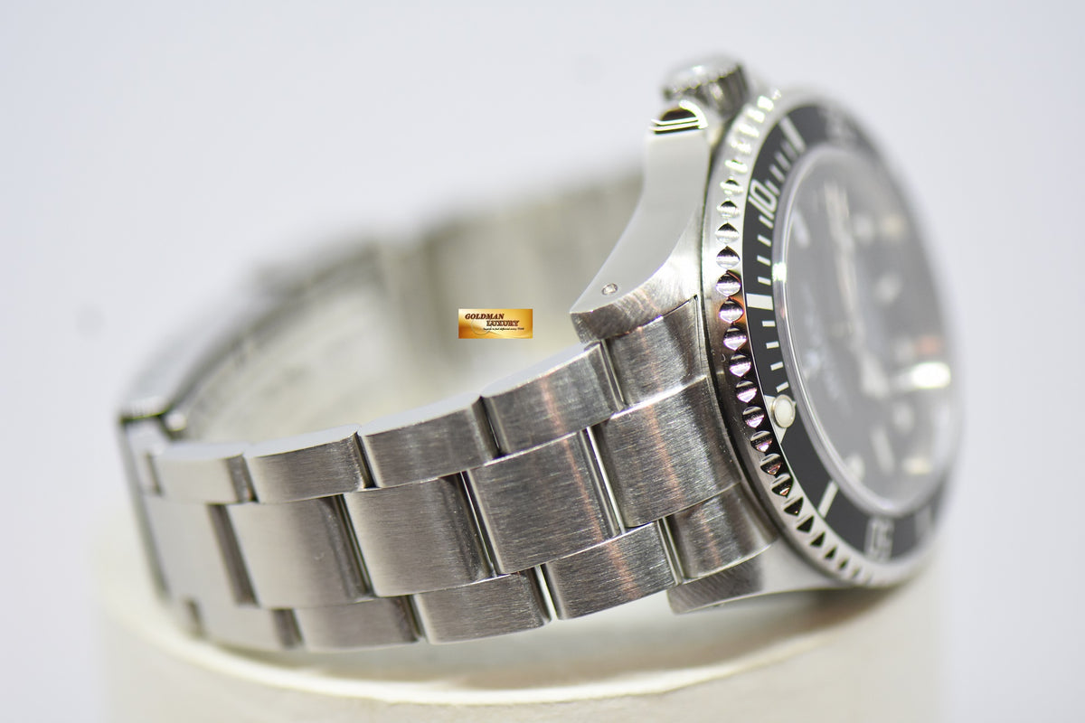 [SOLD] ROLEX OYSTER PERPETUAL SEA-DWELLER 40mm STEEL IN BRACELET BLACK DIAL 16600 [PINHOLE, SOLID ENDLINK] (UNPOLISHED) (MINT)