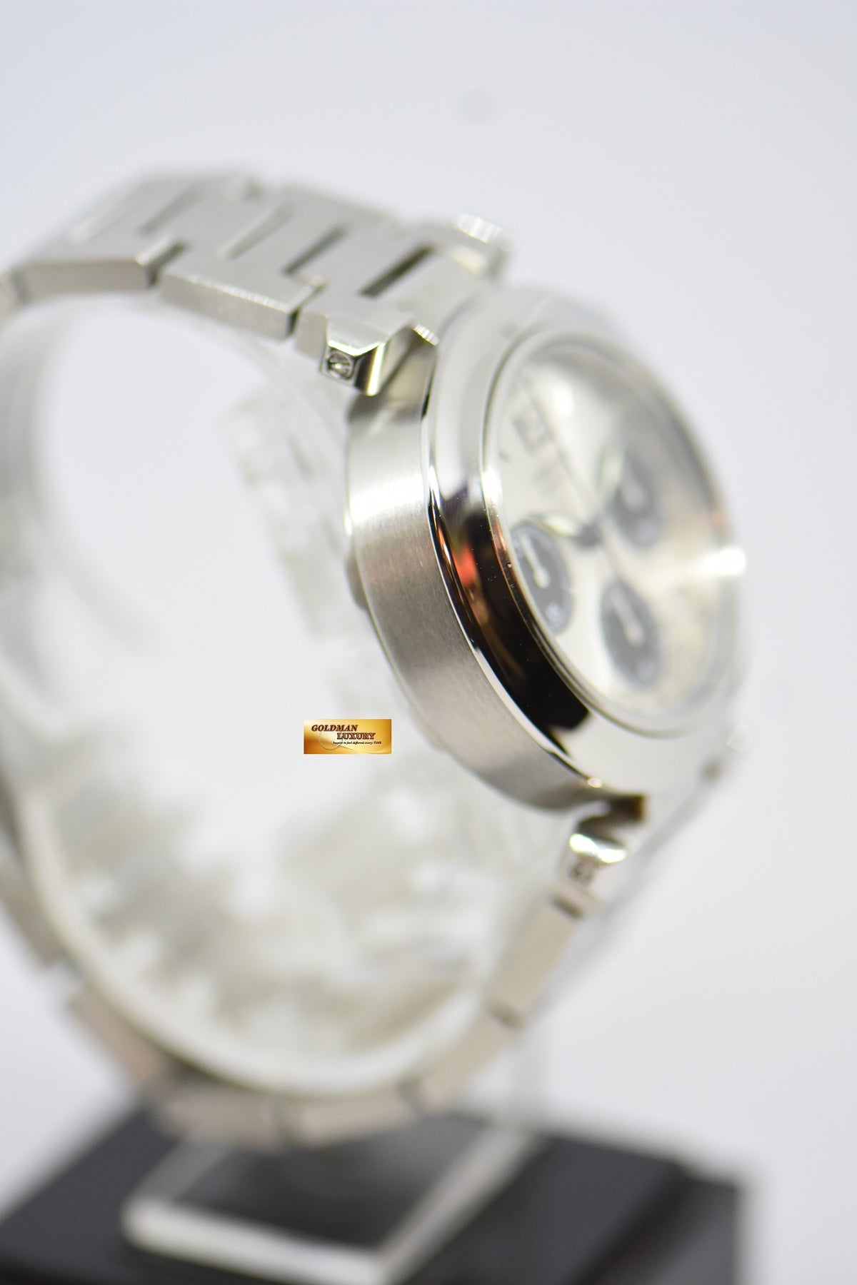 [SOLD] CARTIER PASHA CHRONOGRAPH 36mm STEEL IN BRACELET “PANDA DIAL” AUTOMATIC 2412 (MINT)