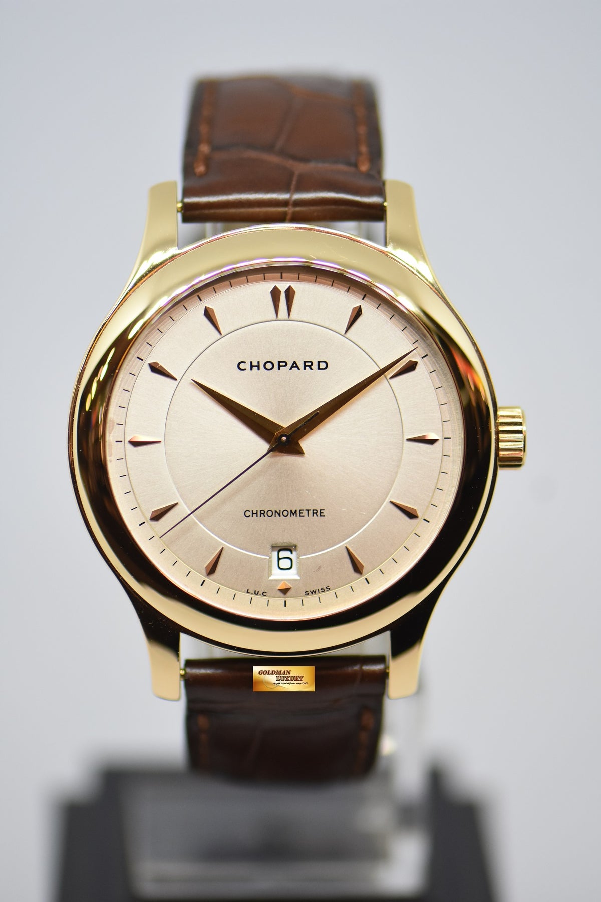 [SOLD] CHOPARD L.U.C 18K ROSE GOLD 39mm CHRONOMETRE AUTOMATIC 1907 (MINT)