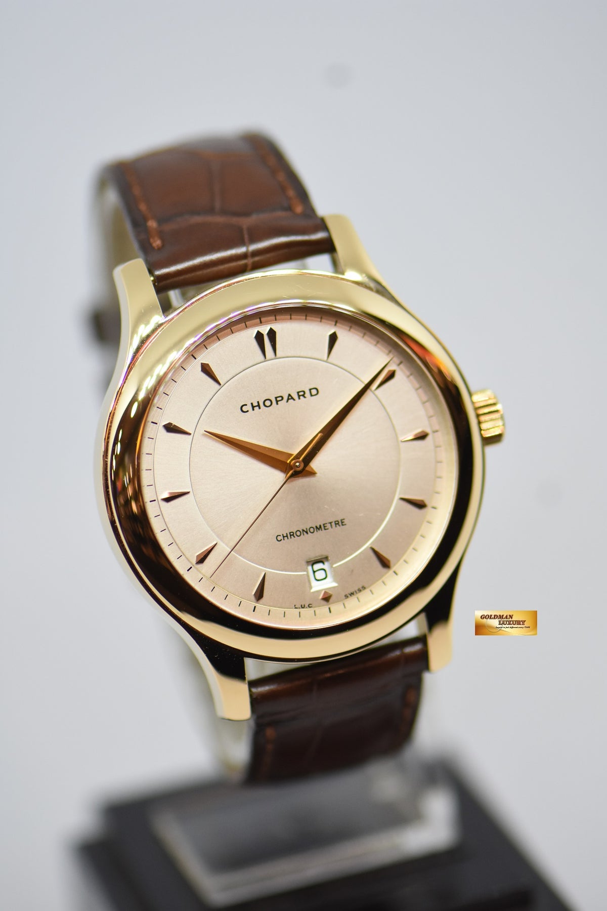 [SOLD] CHOPARD L.U.C 18K ROSE GOLD 39mm CHRONOMETRE AUTOMATIC 1907 (MINT)
