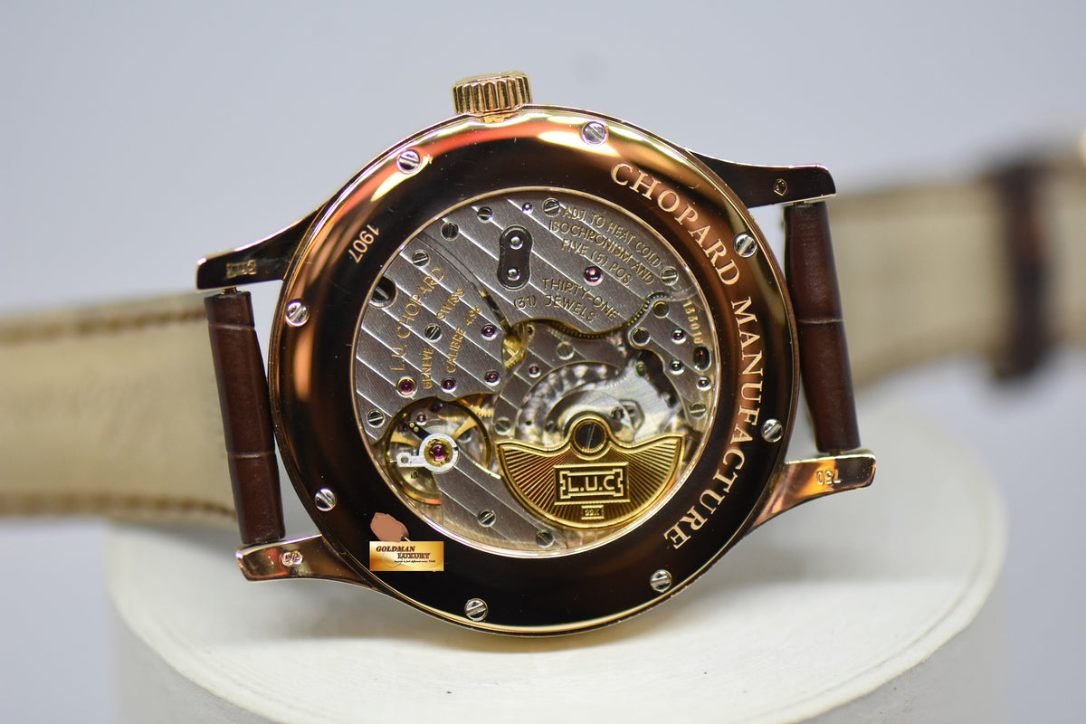 [SOLD] CHOPARD L.U.C 18K ROSE GOLD 39mm CHRONOMETRE AUTOMATIC 1907 (MINT)