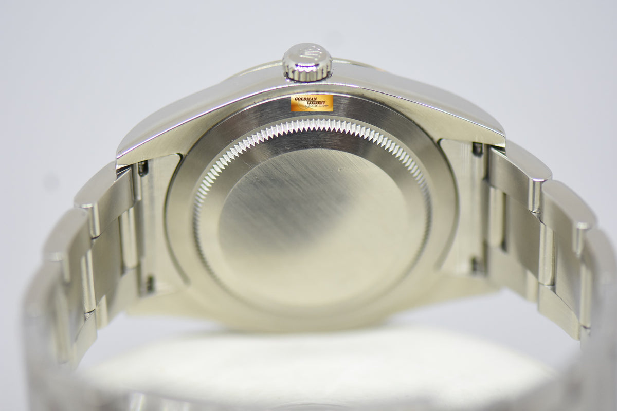 [SOLD] ROLEX OYSTER PERPETUAL EXPLORER 39mm MARK 1 DIAL STEEL IN BRACELET BLACK 214270 (MINT)