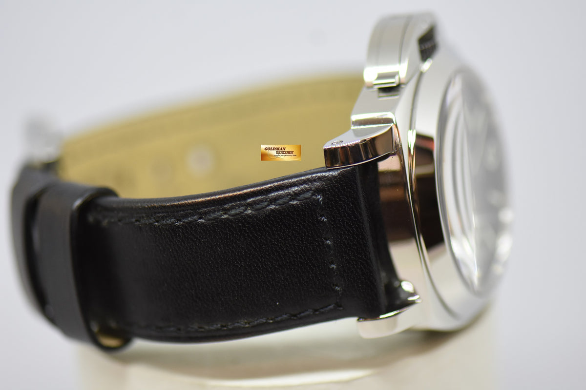 [SOLD] PANERAI LUMINOR BASE 44mm STEEL IN LEATHER STRAP MANUAL WINDING PAM 000 (MINT)