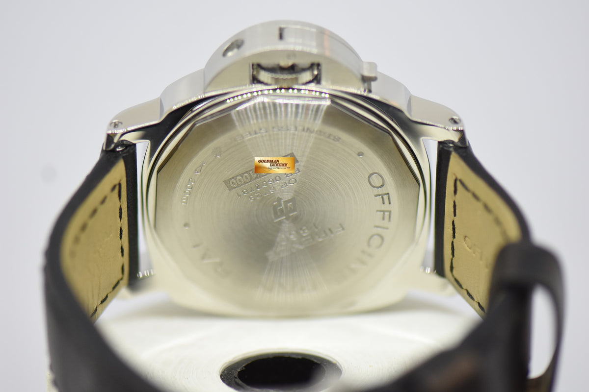 [SOLD] PANERAI LUMINOR BASE 44mm STEEL IN LEATHER STRAP MANUAL WINDING PAM 000 (MINT)