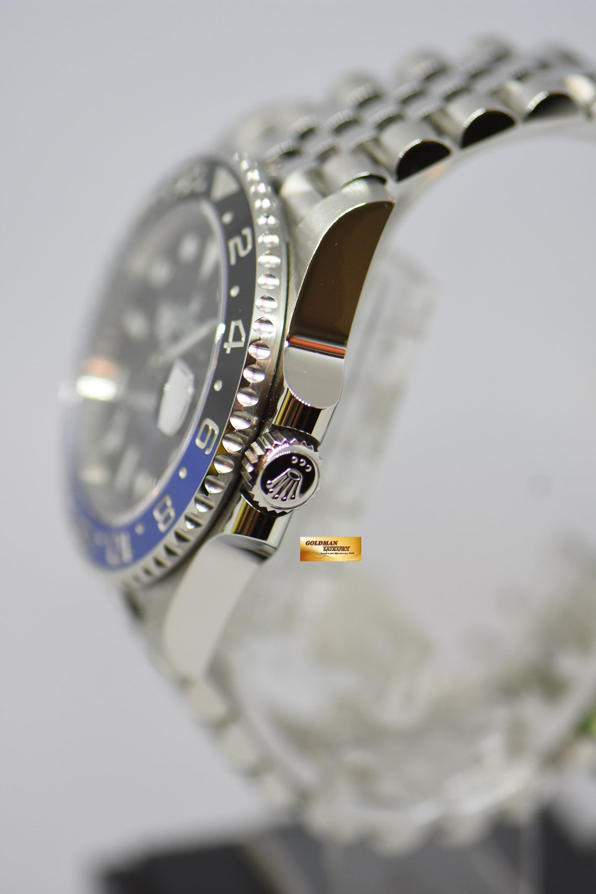 [SOLD] ROLEX OYSTER PERPETUAL GMT-MASTER II “BATGIRL” CERAMIC BLUE / BLACK BEZEL JUBILEE STEEL BRACELET 126710BLNR (NEW-UNWORN)