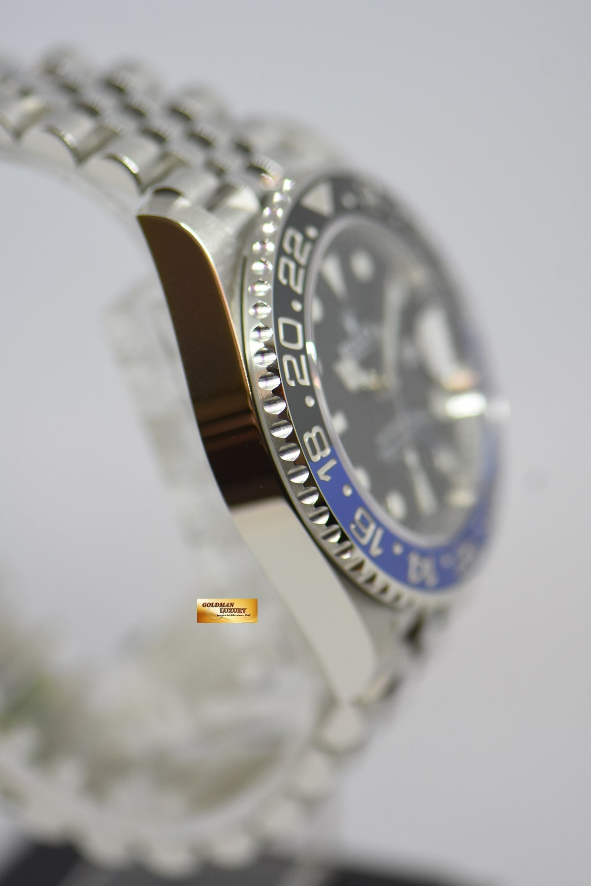 [SOLD] ROLEX OYSTER PERPETUAL GMT-MASTER II “BATGIRL” CERAMIC BLUE / BLACK BEZEL JUBILEE STEEL BRACELET 126710BLNR (NEW-UNWORN)