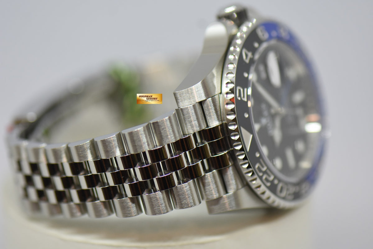 [SOLD] ROLEX OYSTER PERPETUAL GMT-MASTER II “BATGIRL” CERAMIC BLUE / BLACK BEZEL JUBILEE STEEL BRACELET 126710BLNR (NEW-UNWORN)