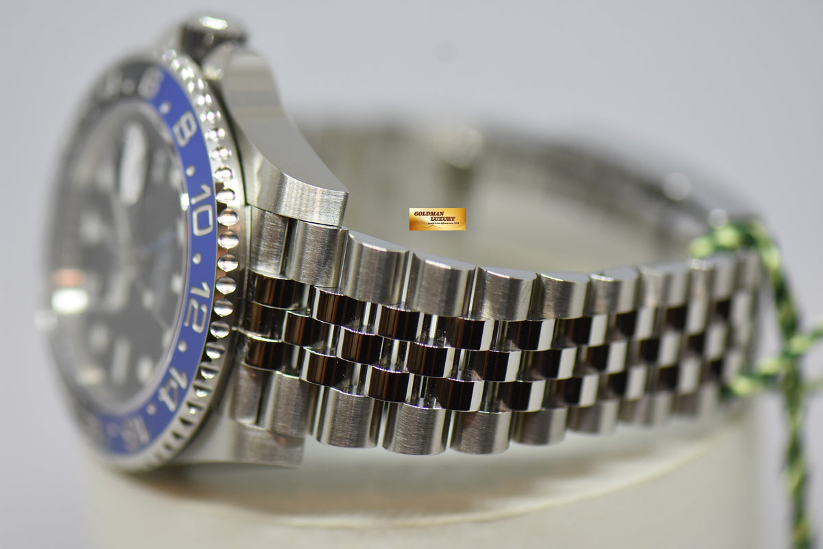 [SOLD] ROLEX OYSTER PERPETUAL GMT-MASTER II “BATGIRL” CERAMIC BLUE / BLACK BEZEL JUBILEE STEEL BRACELET 126710BLNR (NEW-UNWORN)