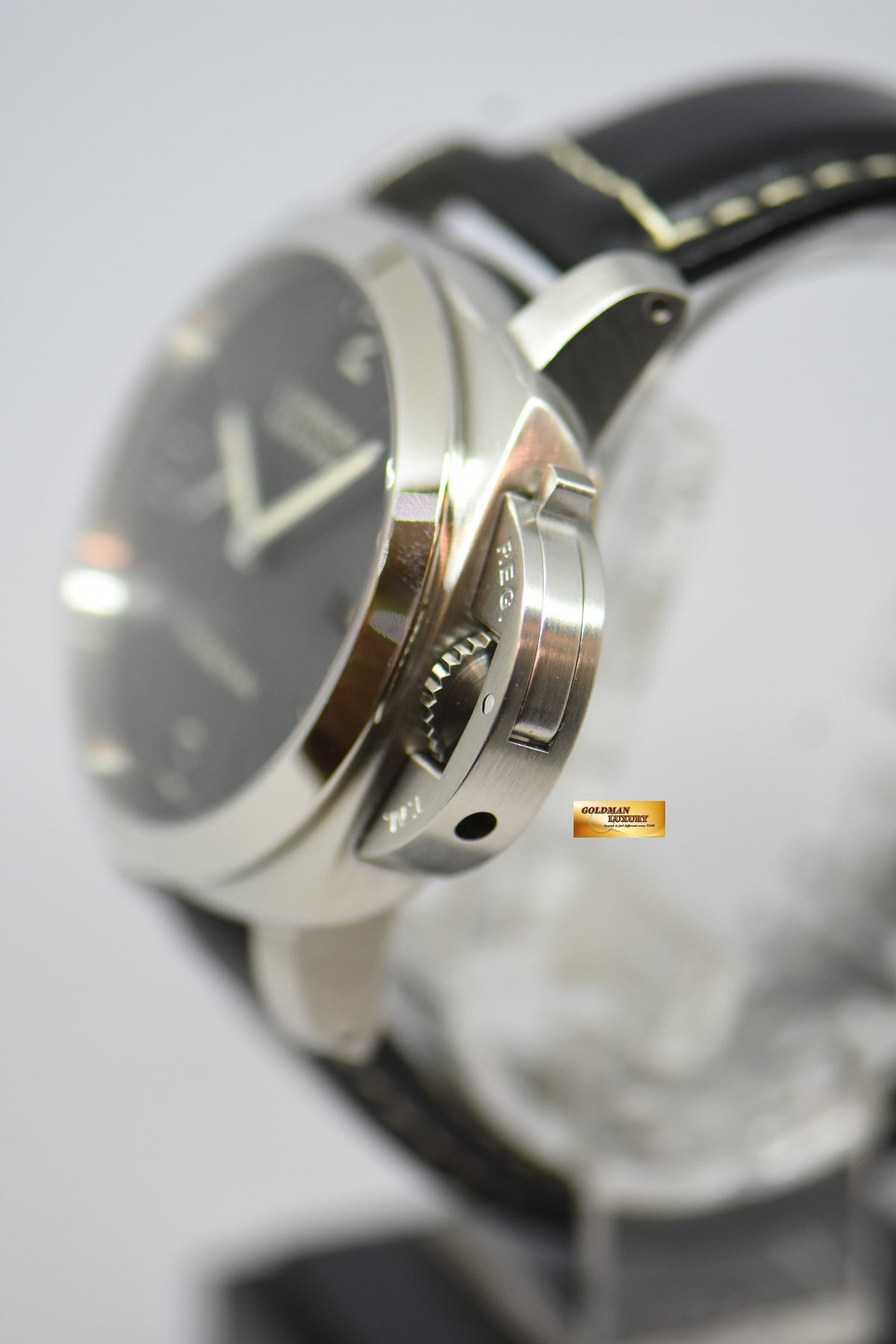 [SOLD] PANERAI LUMINOR MARINA 1950 CASE 44mm STEEL IN LEATHER P.9000 AUTOMATIC PAM 312 (MINT)