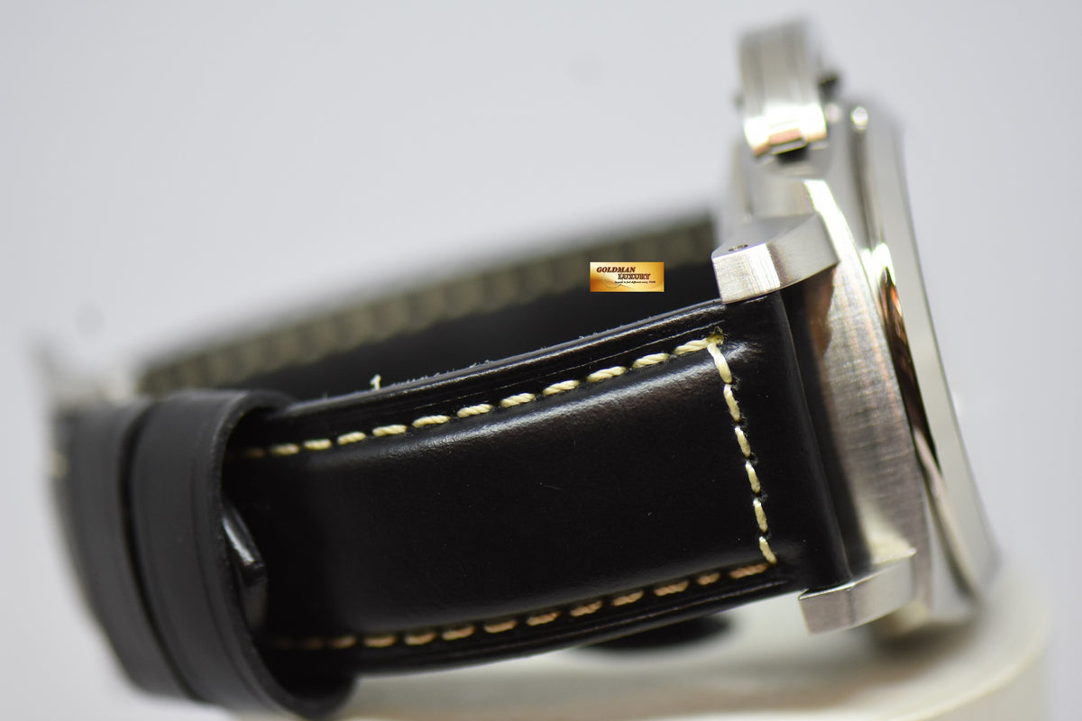 [SOLD] PANERAI LUMINOR MARINA 1950 CASE 44mm STEEL IN LEATHER P.9000 AUTOMATIC PAM 312 (MINT)