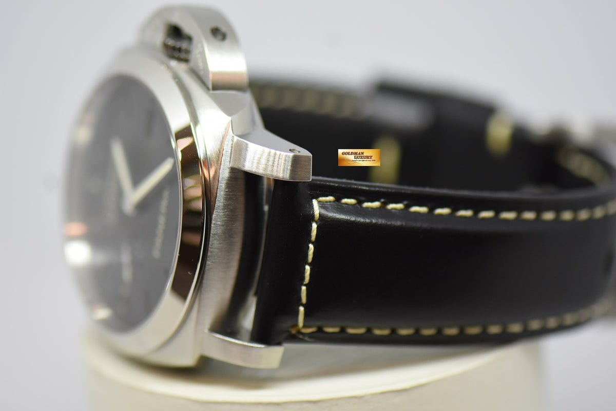 [SOLD] PANERAI LUMINOR MARINA 1950 CASE 44mm STEEL IN LEATHER P.9000 AUTOMATIC PAM 312 (MINT)