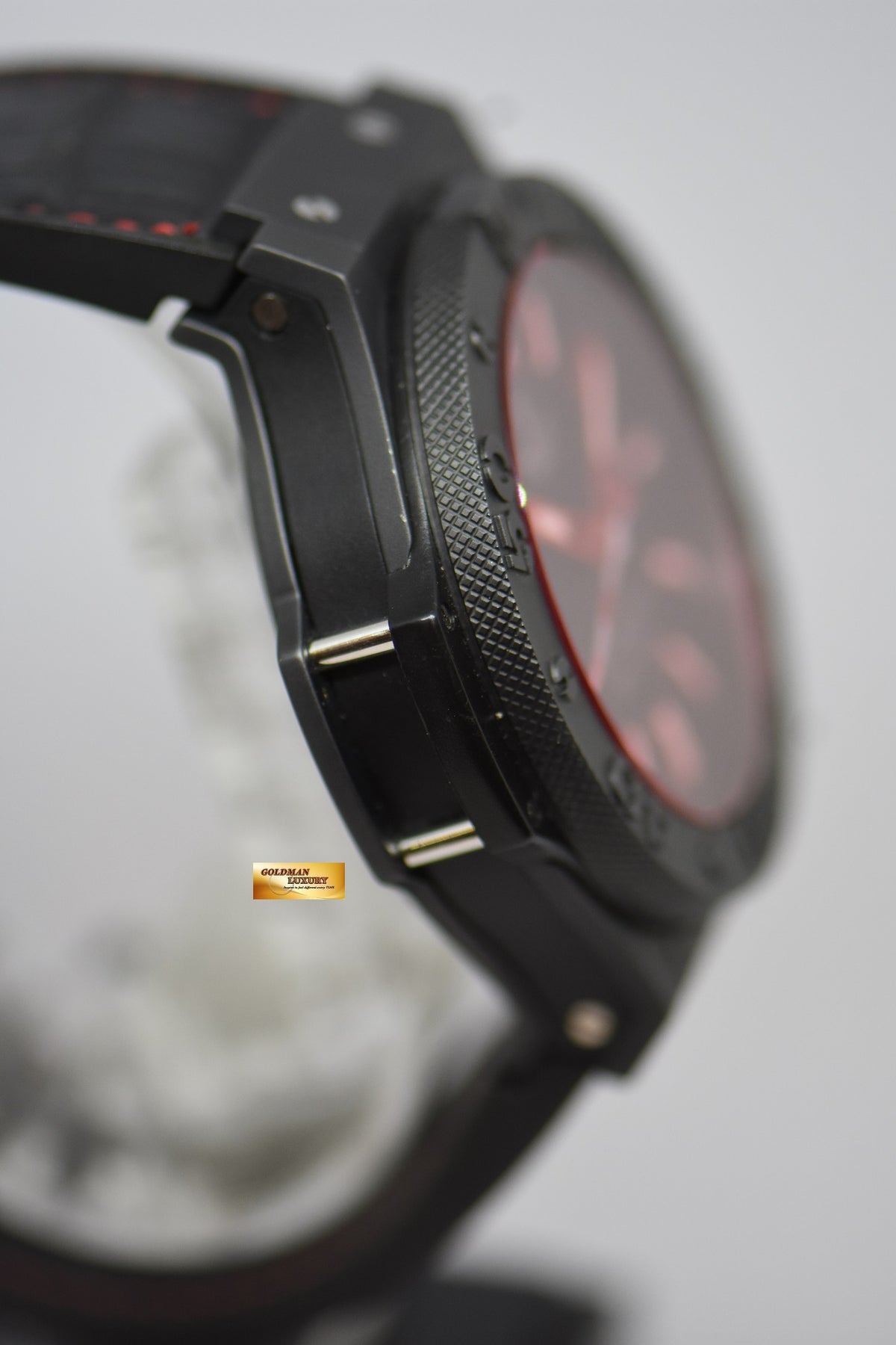 [SOLD] HUBLOT BIG BANG KING ALL BLACK RED 48mm CERAMIC BLACK AUTOMATIC 322.CI.1125.GR (LNIB)