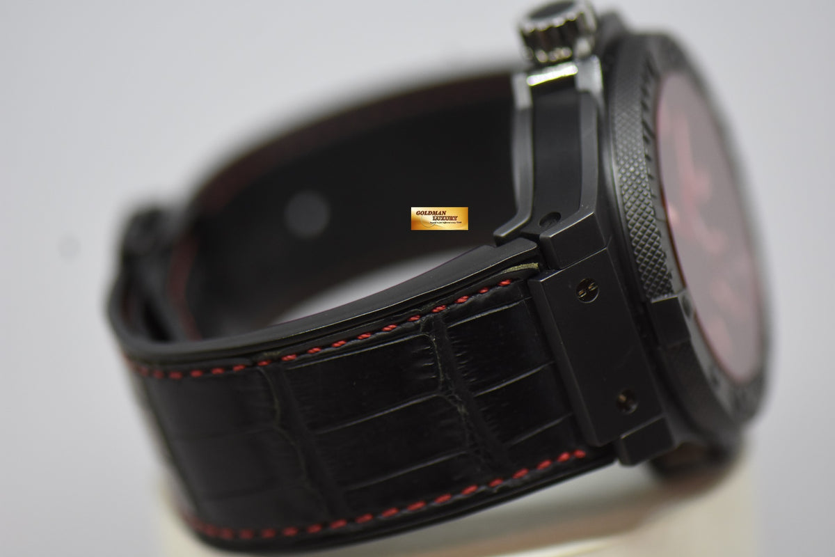 [SOLD] HUBLOT BIG BANG KING ALL BLACK RED 48mm CERAMIC BLACK AUTOMATIC 322.CI.1125.GR (LNIB)