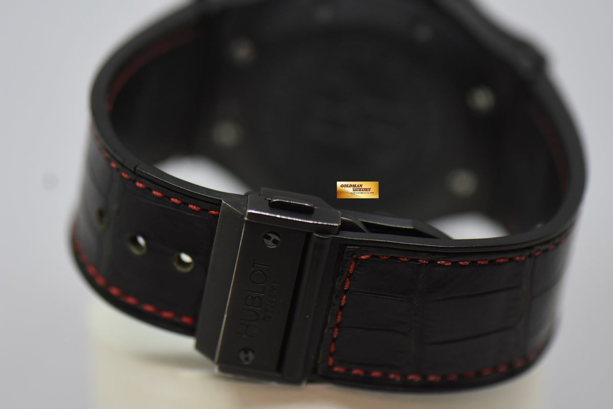 [SOLD] HUBLOT BIG BANG KING ALL BLACK RED 48mm CERAMIC BLACK AUTOMATIC 322.CI.1125.GR (LNIB)