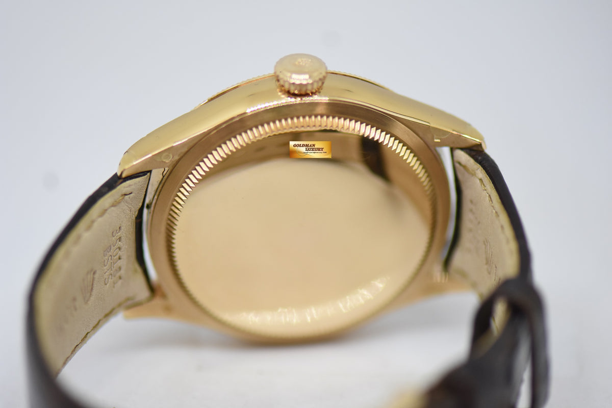 [SOLD] ROLEX CELLINI TIME 39mm EVEROSE GOLD MEN’S AUTOMATIC WHITE DIAL 50505 (LNIB)