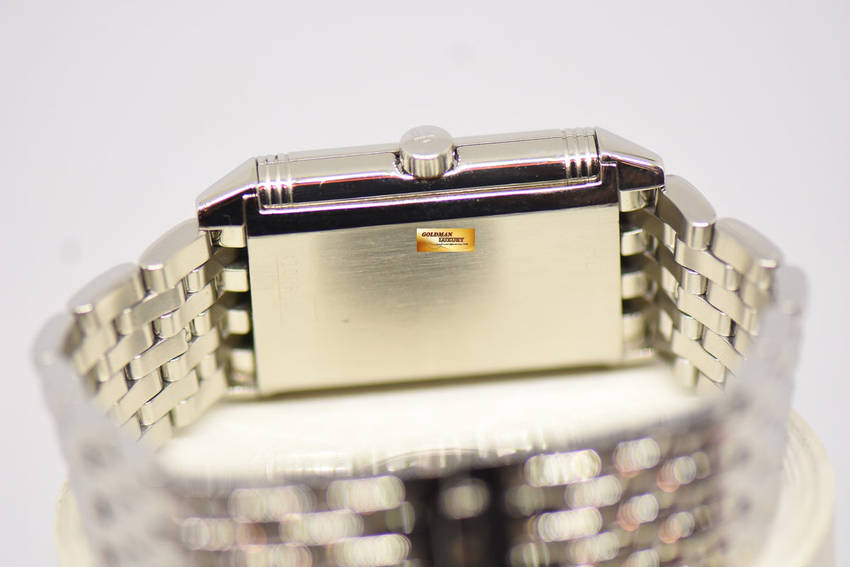 [SOLD] JLC REVERSO GRANDE TAILLE STEEL IN BRACELET MANUAL WINDING 270.8.62 (MINT)
