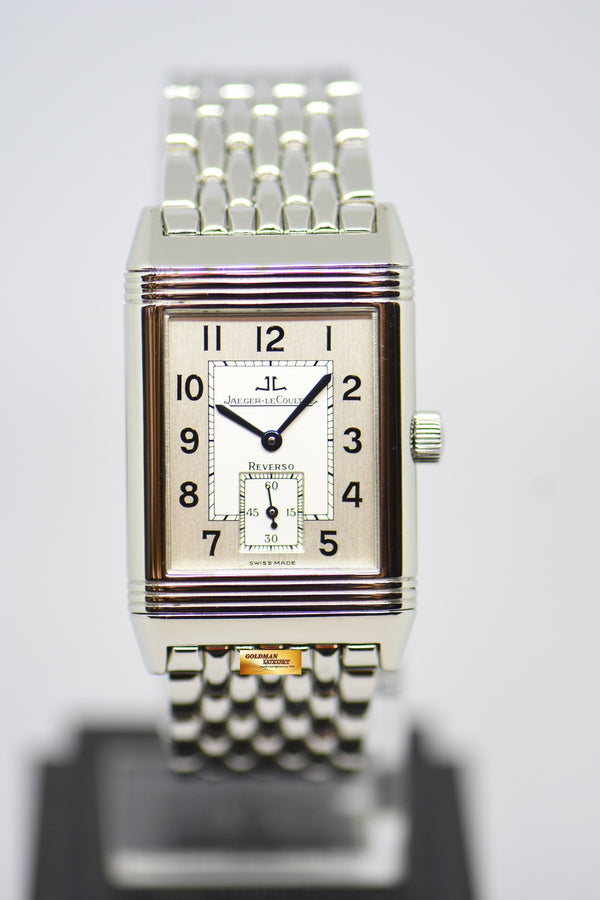 [SOLD] JLC REVERSO GRANDE TAILLE STEEL IN BRACELET MANUAL WINDING 270.8.62 (MINT)