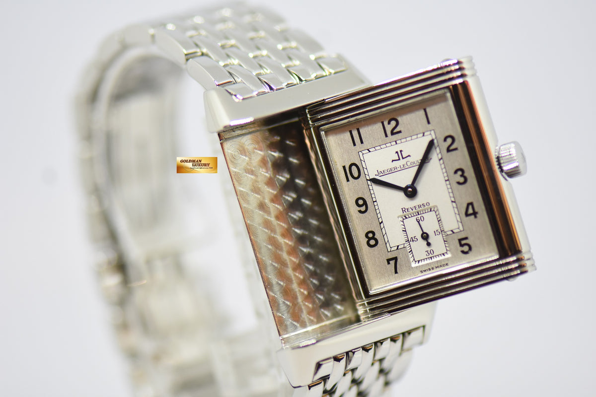 [SOLD] JLC REVERSO GRANDE TAILLE STEEL IN BRACELET MANUAL WINDING 270.8.62 (MINT)