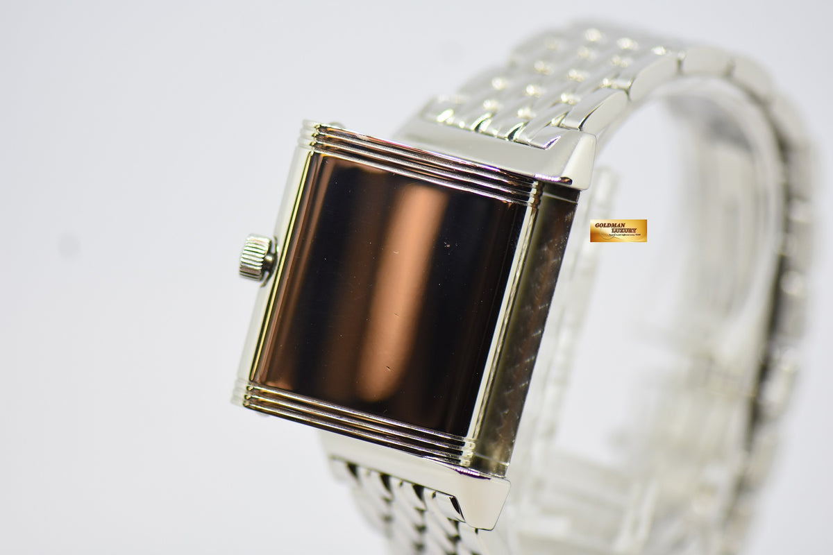 [SOLD] JLC REVERSO GRANDE TAILLE STEEL IN BRACELET MANUAL WINDING 270.8.62 (MINT)