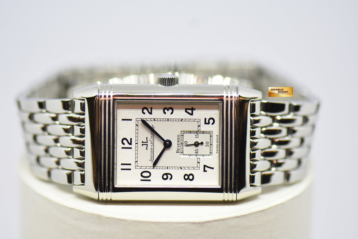 [SOLD] JLC REVERSO GRANDE TAILLE STEEL IN BRACELET MANUAL WINDING 270.8.62 (MINT)