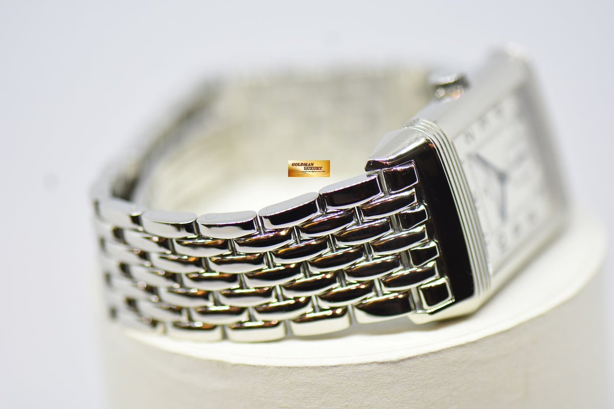 [SOLD] JLC REVERSO GRANDE TAILLE STEEL IN BRACELET MANUAL WINDING 270.8.62 (MINT)
