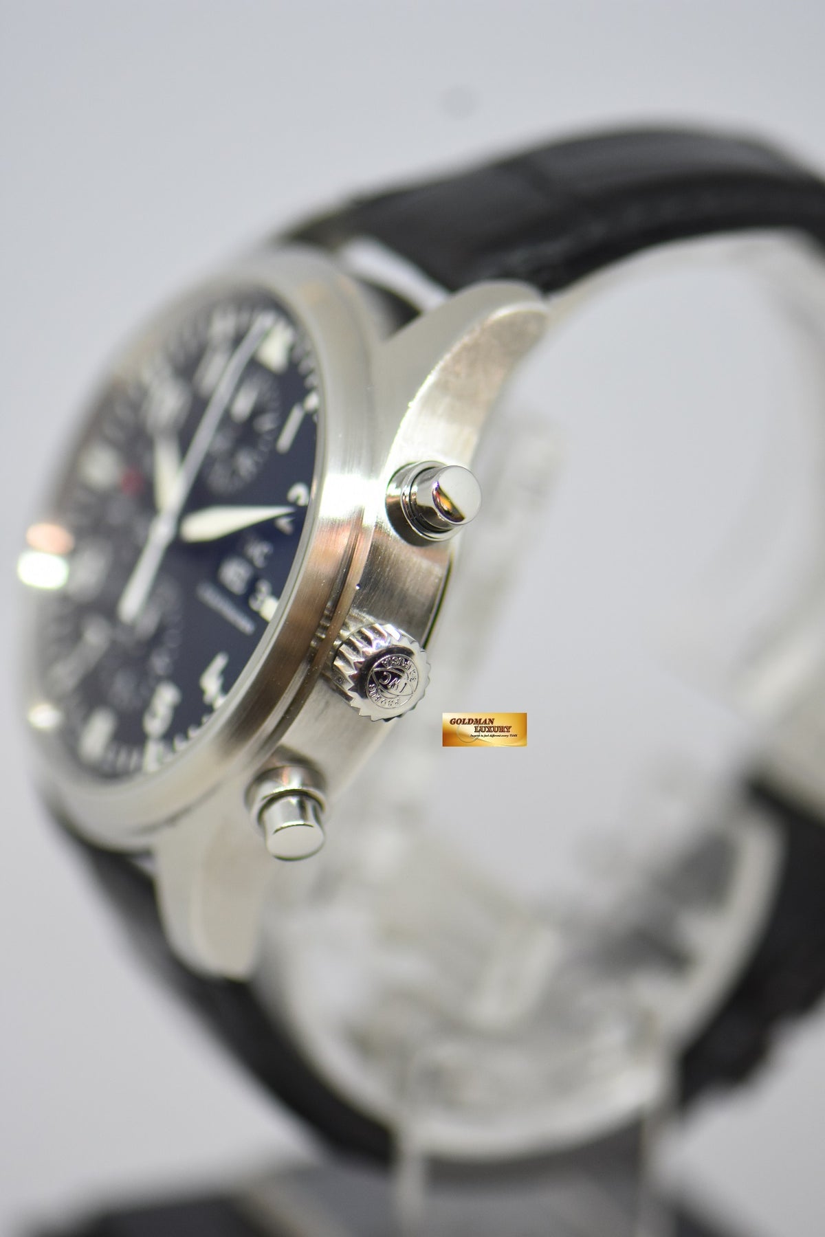 [SOLD] IWC PILOT MEN’S CHRONOGRAPH 42mm DAY-DATE AUTOMATIC IW3717-01 (MINT)