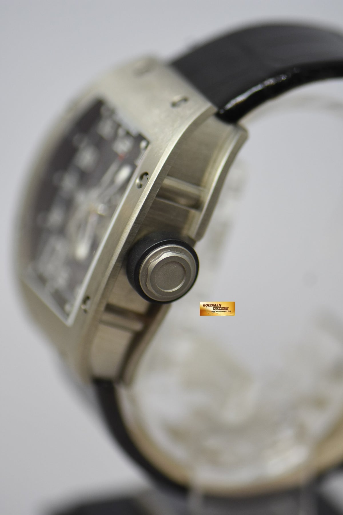 [SOLD] RICHARD MILLE RM 010 IN TITANIUM 39mm LEATHER STRAP (MINT)