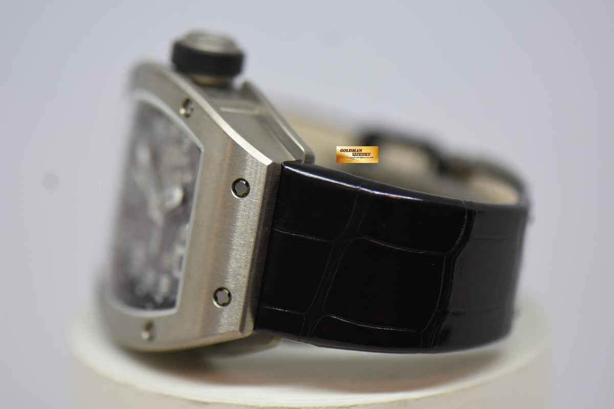 [SOLD] RICHARD MILLE RM 010 IN TITANIUM 39mm LEATHER STRAP (MINT)