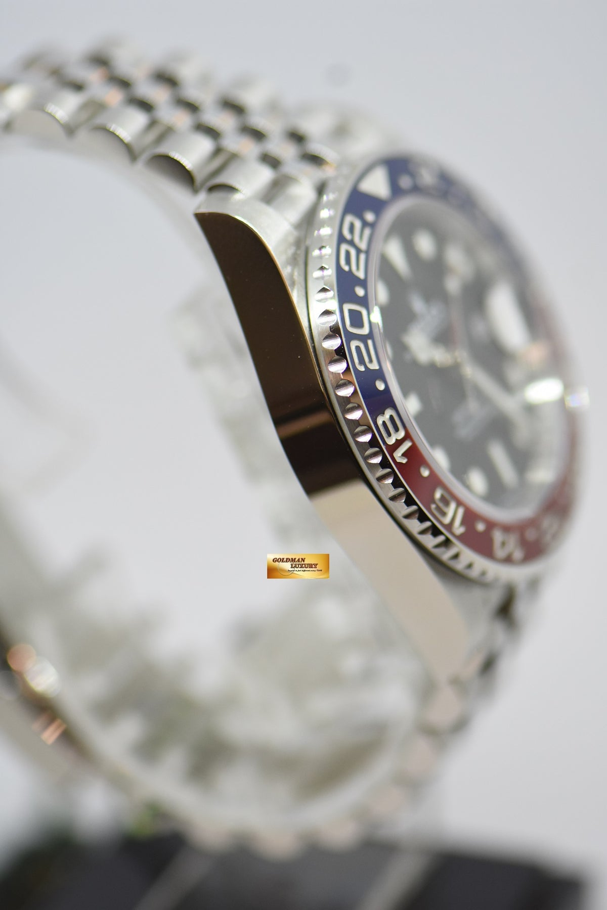 [SOLD] ROLEX OYSTER PERPETUAL GMT-MASTER II “PEPSI” CERAMIC RED / BLUE BEZEL JUBILEE STEEL BRACELET 126710BLRO (NEW-UNWORN)