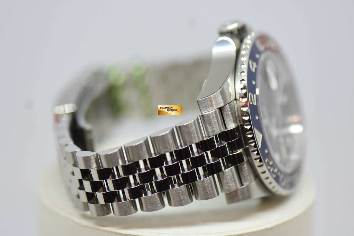 [SOLD] ROLEX OYSTER PERPETUAL GMT-MASTER II “PEPSI” CERAMIC RED / BLUE BEZEL JUBILEE STEEL BRACELET 126710BLRO (NEW-UNWORN)