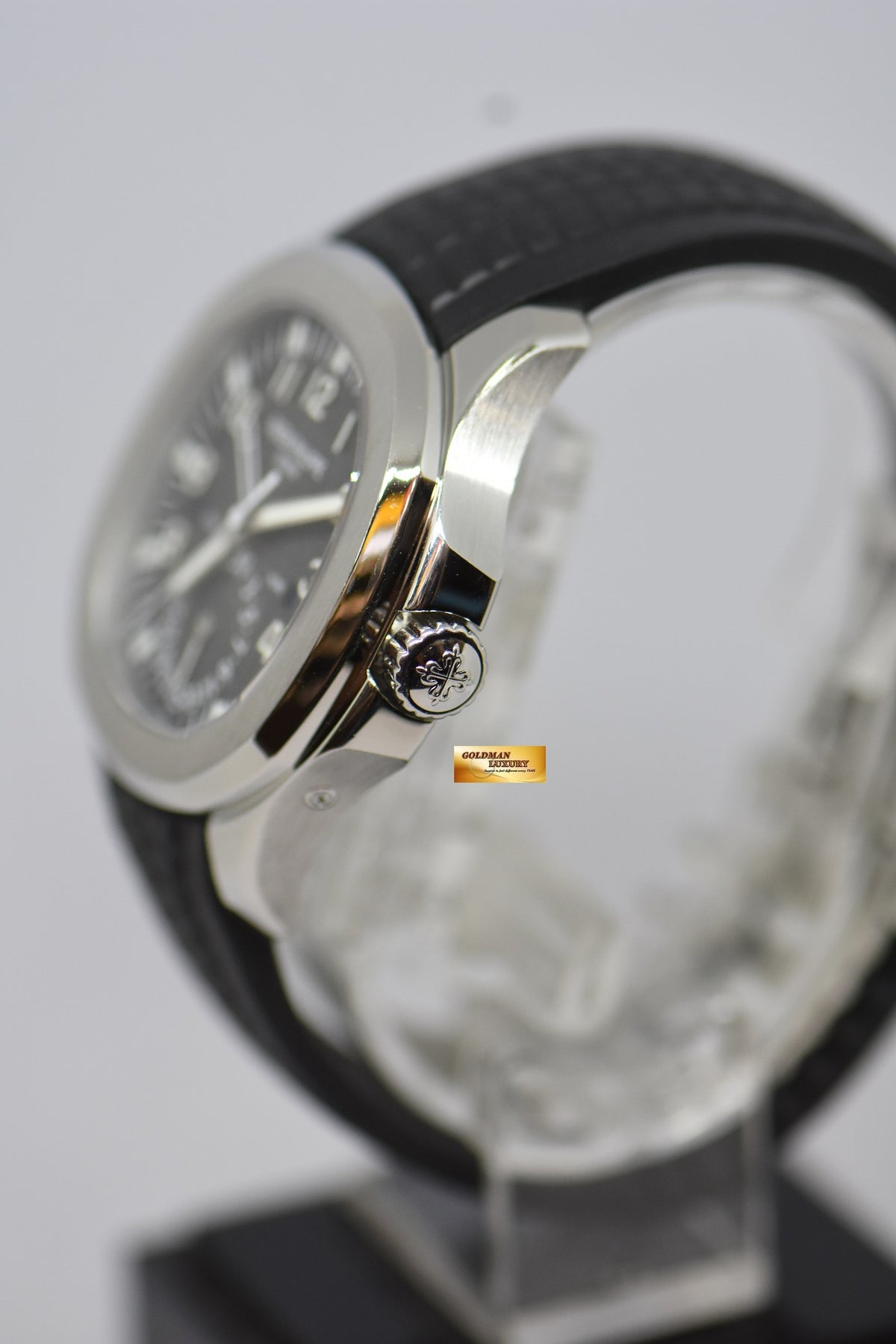 [SOLD] PATEK PHILIPPE AQUANAUT TRAVEL TIME 40.8mm STEEL IN RUBBER 5164A AUTOMATIC (LNIB)